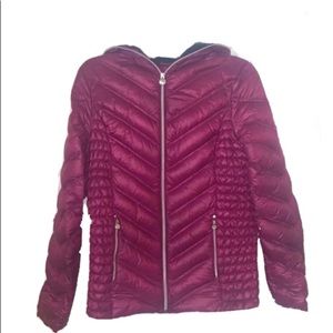 Girls Preston & York Large Purple Puffer Jacket